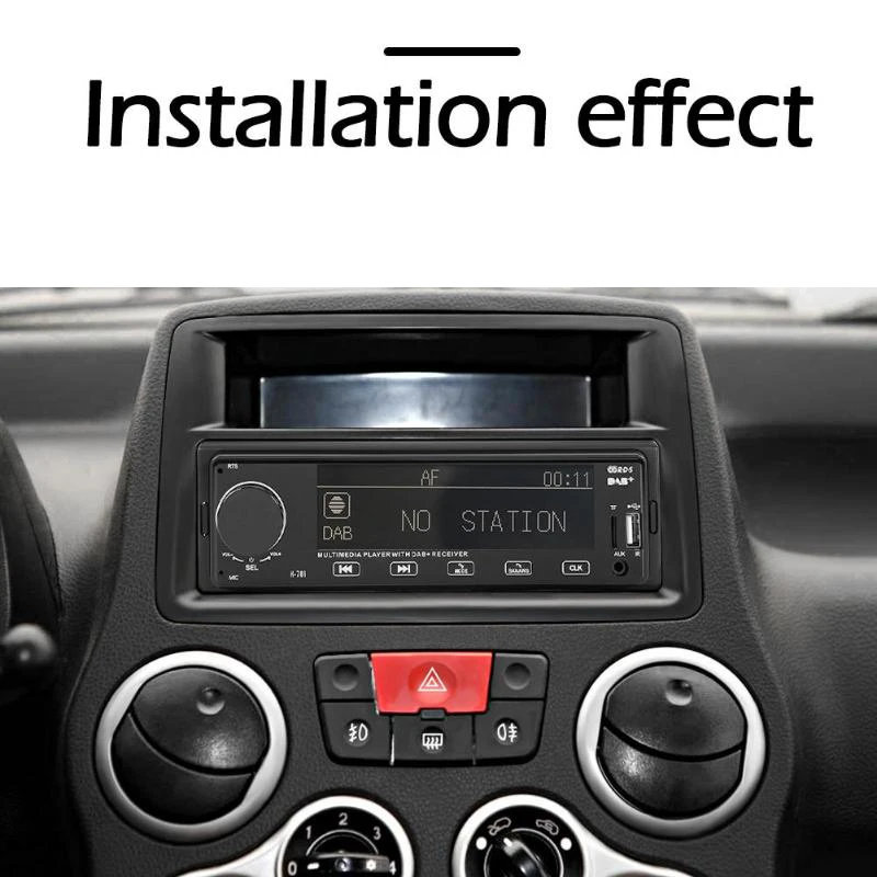 K701 DAB Car Radio Stereo MP3 Player 1Din Autoradio Bluetooth RDS AM FM AUX USB TF Card Auto Audio Music |