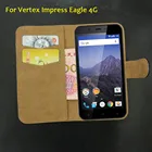 Чехол-накладка для Vertex Impress Eagle 4G, кожаный, 6 цветов