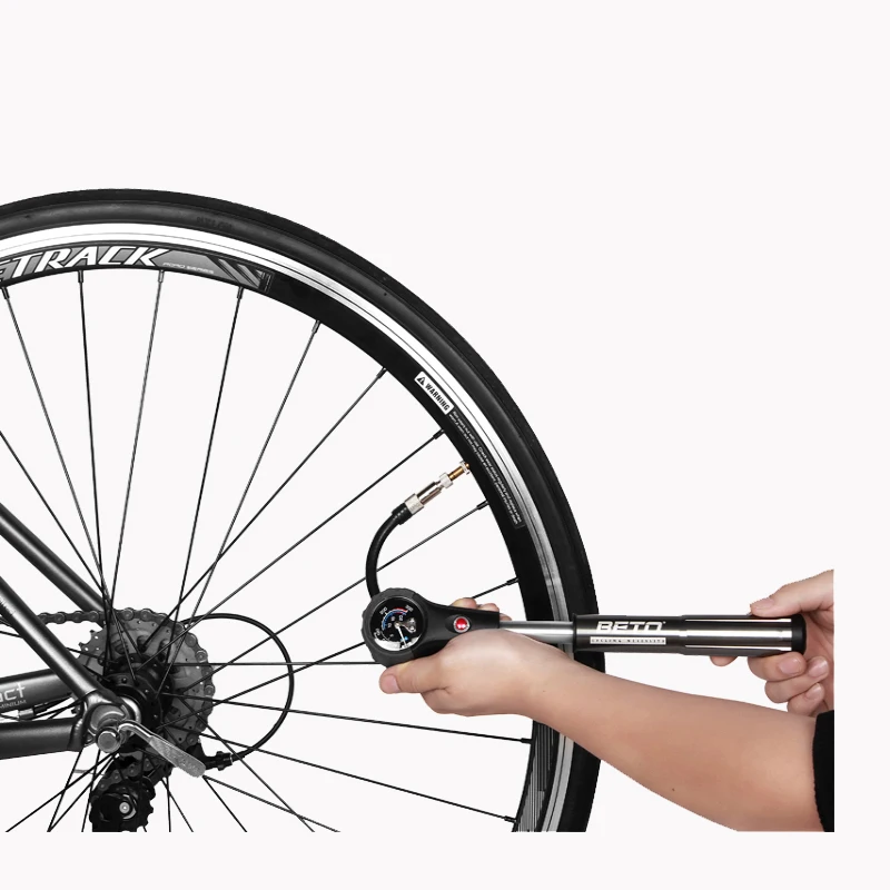 Насос для шин велосипеда BETO SP-005AG Combo 400 PSI высокое давление |