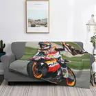 Плед детский, для гонок на мотоциклах, покрывало, спальный мешок, полотенца для рук, Nicky 69 Hayden