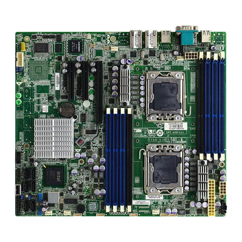 S7002 для Tyan материнская плата SSI CEB разъем LGA1366 Intel 5520 DDR3 64 Гб USB2.0 четырехъядерный Xeon