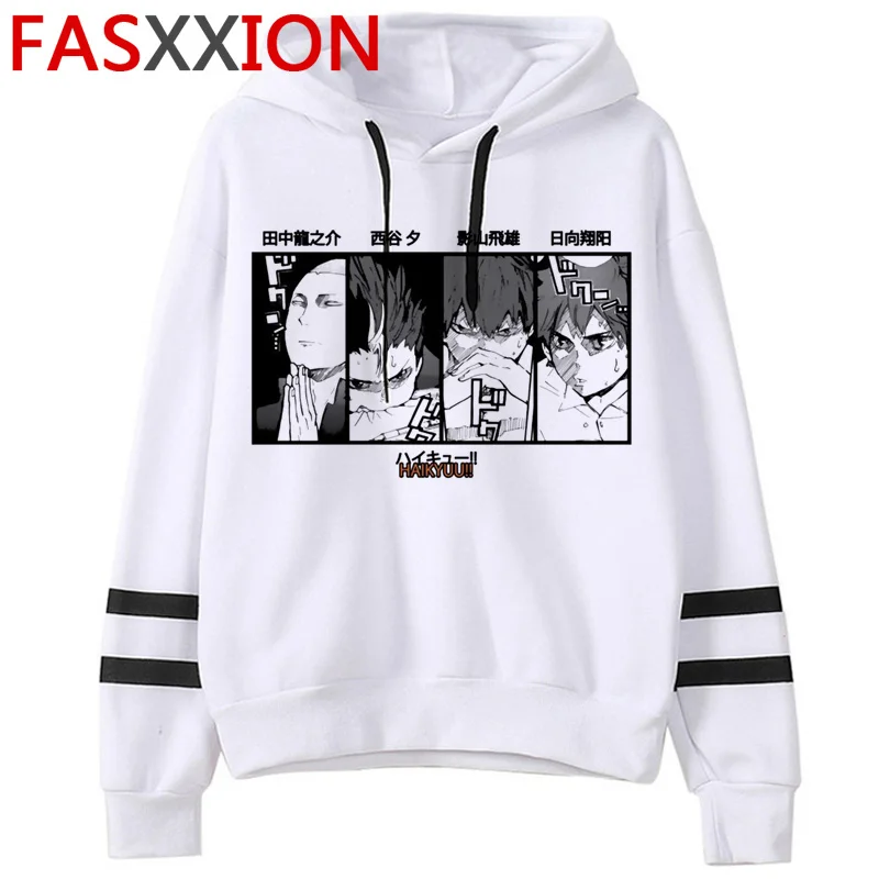 

Haikyuu hoodies men printed hip hop streetwear y2k aesthetic men hoddies Oversized