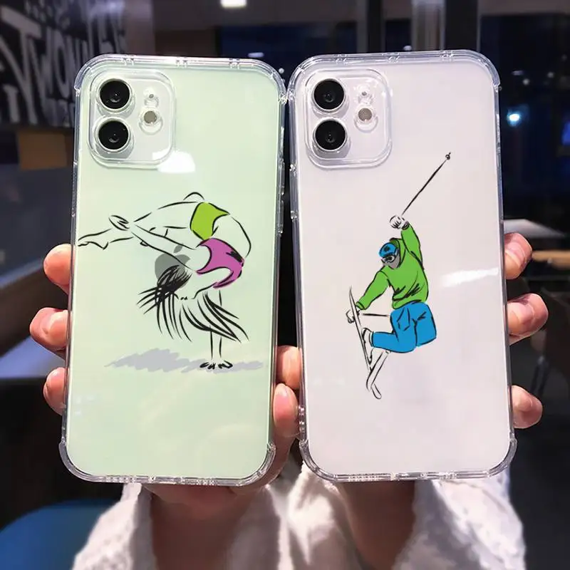 

Bicycle football custom Phone Case For iphone 13 12 11 8 7 plus mini x xs xr pro max Transparent soft