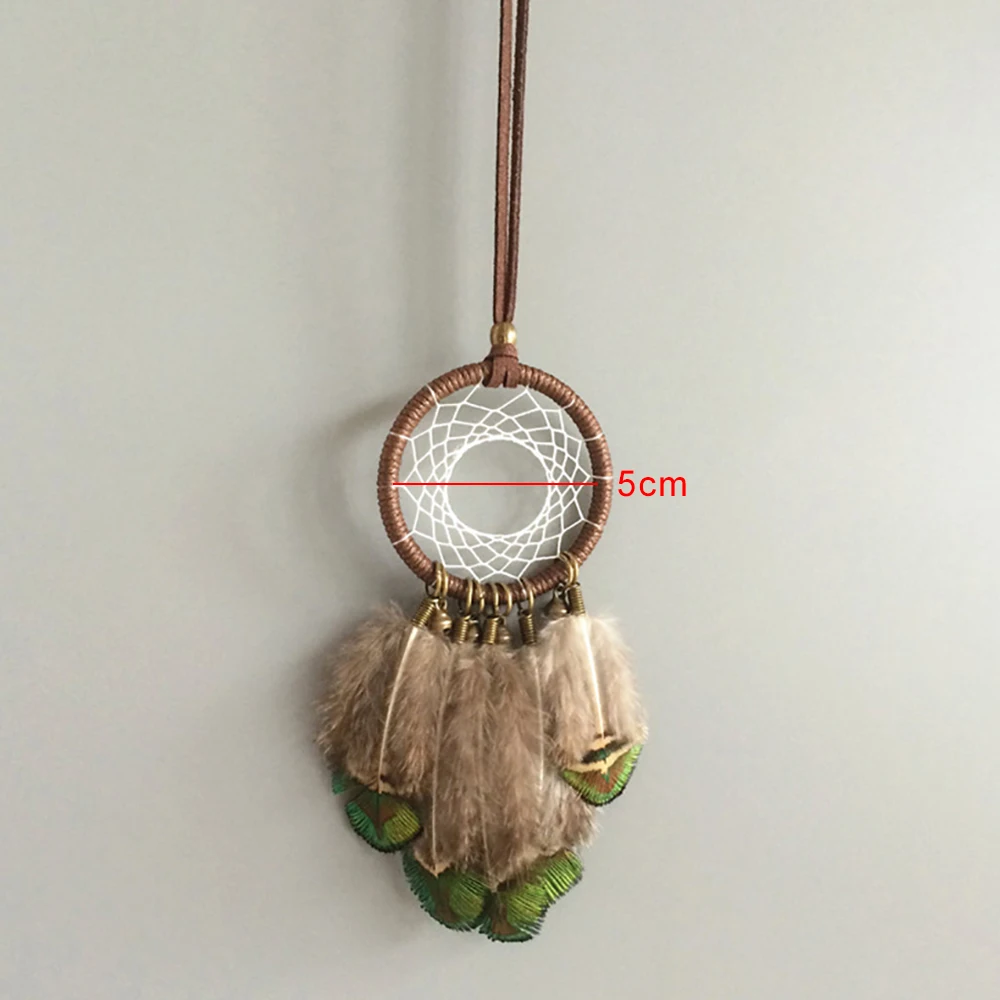 Мини-Ловец снов автомобильное украшение в виде пера подвесные украшения