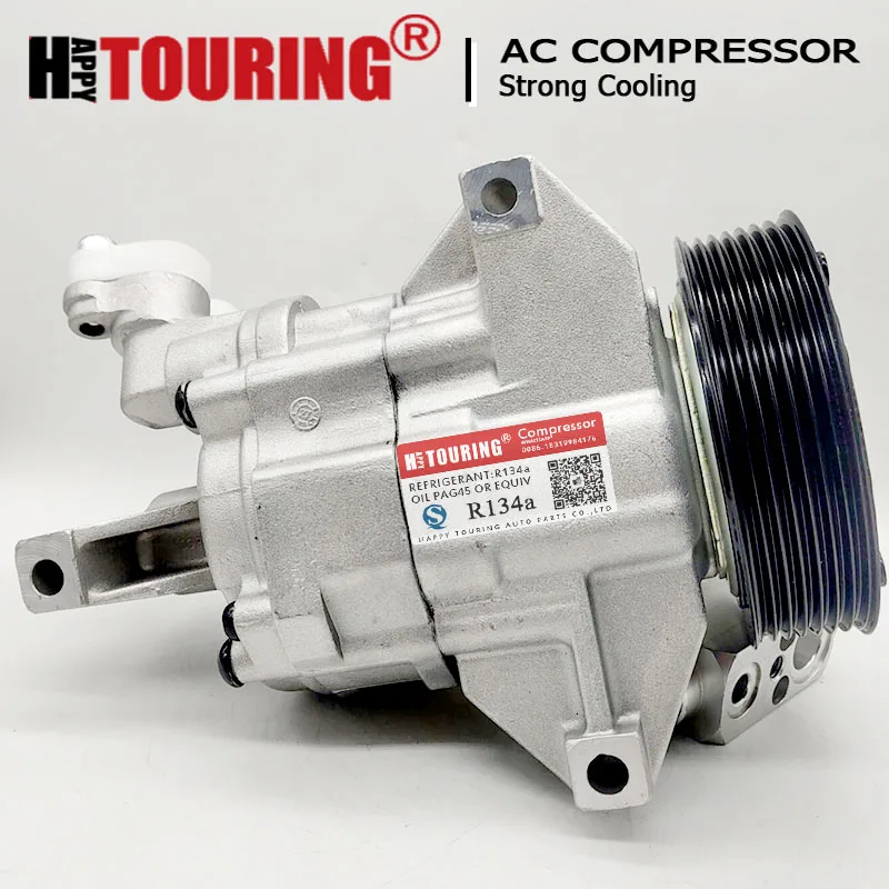 Компрессор переменного тока DKV08R A/C для Nissan латио Tiida 2007-2009 92600-ED000 Z0014129A Z0004246B 92600-ED07A