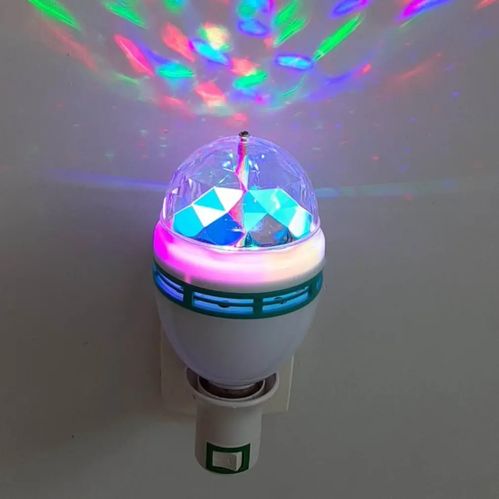 

KTV Bar E27 Color Durable Revolving Lamp Resistance And Capacitance Energy-saving Smart LED Revolving Light