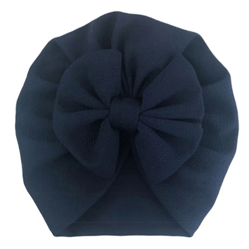 Теплые детские шапки для мальчиков и девочек милые шляпы с бантом младенцев