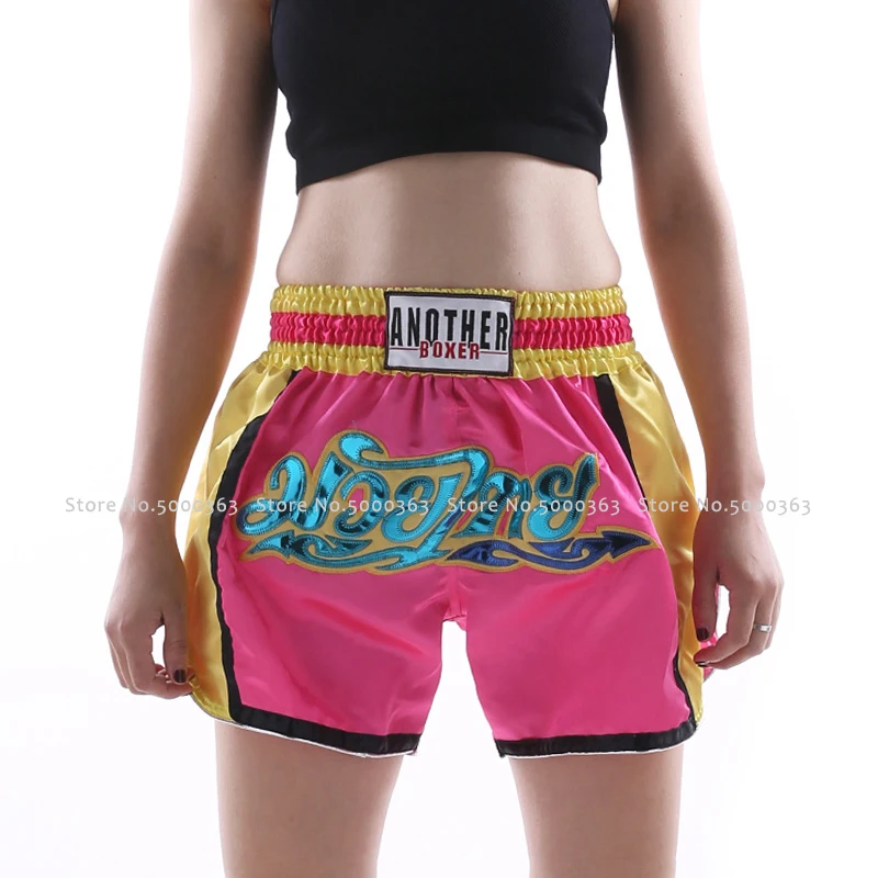 Трикотажные изделия Тайгер Муай Тай шорты Дети ММА кикбоксинг мужские и женские