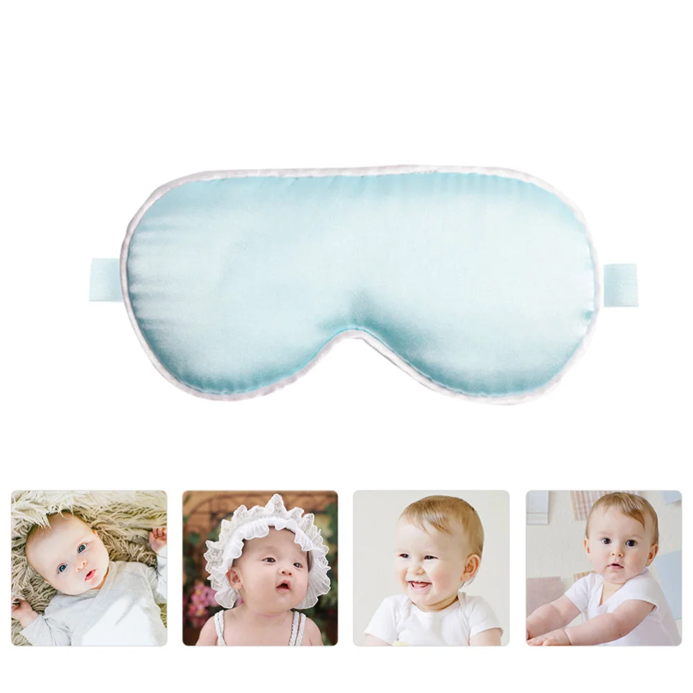 

Baby Silk Eye Mask Kids Now-born Baby Silk Eye Protector Infant Sleeping Mask