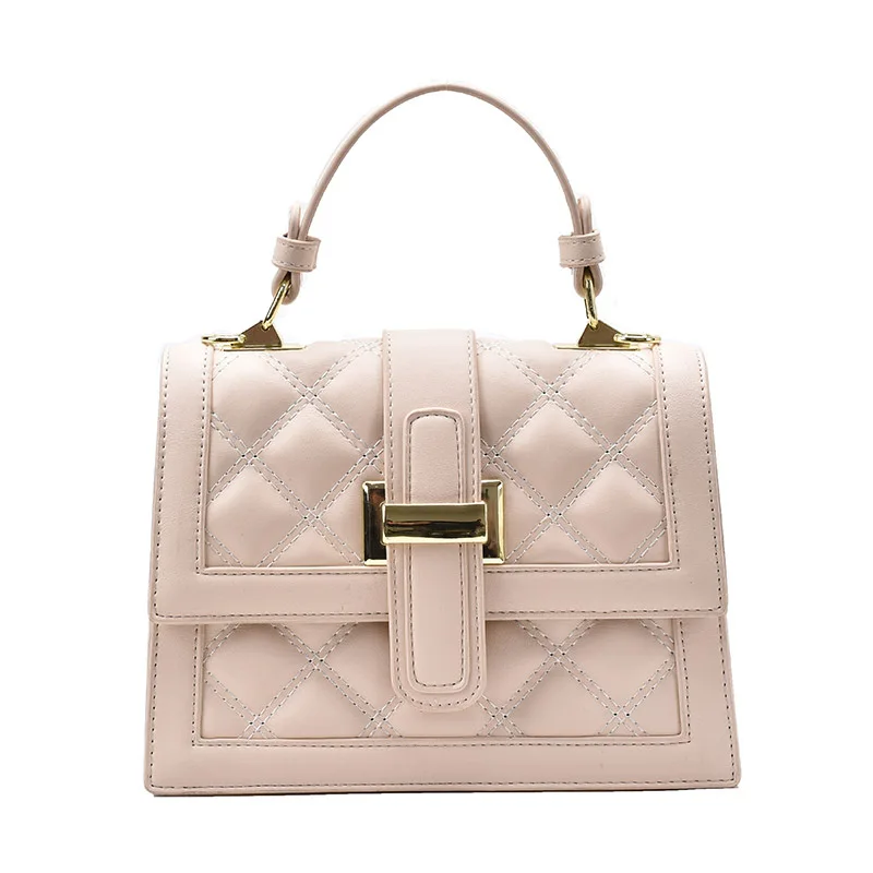 

2021 New Fashion Bag Women's Portable Trend Simple Retro One-shoulder Messenger Bag Small Square Bag