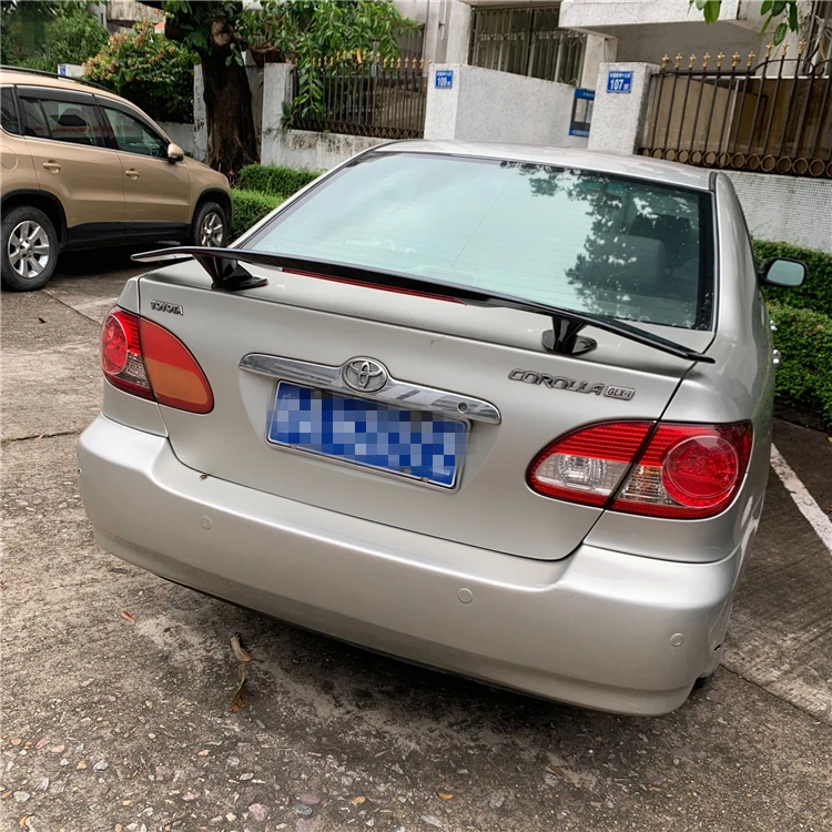 Для Toyota Corolla спойлер 2001-2005 ex NF ABS пластиковый материал автомобильное заднее крыло Цвет включен.