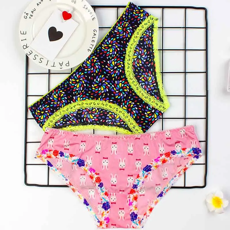 Сексуальные цветочные трусики в форме треугольника женские шелковые кружевные