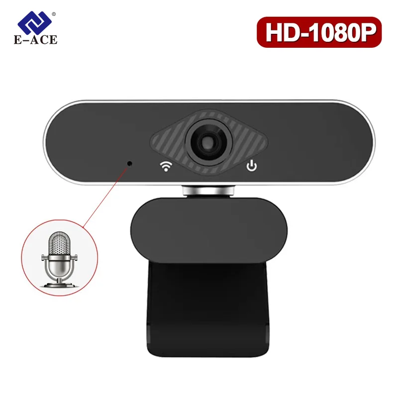Веб камера 1080P HD веб USB 2 0 Plug and Play вращение на 360 ° с микрофоном Wab для ПК|Веб-камеры| |