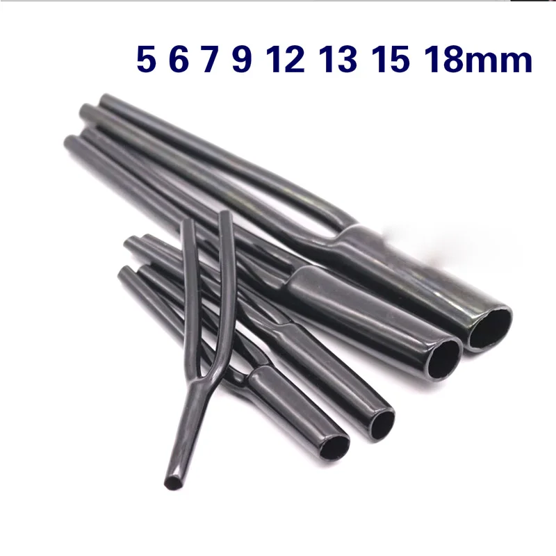 

HiFi 10pcs Speaker Audio Cable accessories PVC Wire Tube Pant Boot 1 to 2 Y splitter 5mm 6mm 7mm 9mm 13mm 15.5mm Diameter