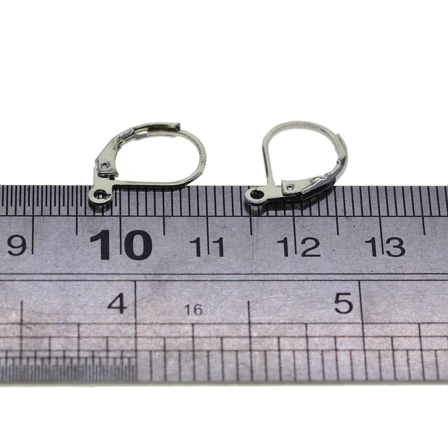 100 шт. французские серьги зажимы для ушей с крючком D овальная открывающаяся петля