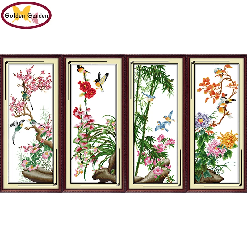 GG розовый цветок орхидеи узор ручной рукоделие картина вышитая бисером Набор