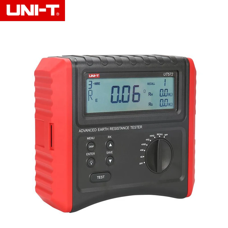 UNI T UT572 умные тестеры сопротивления заземления с индикацией низкого заряда