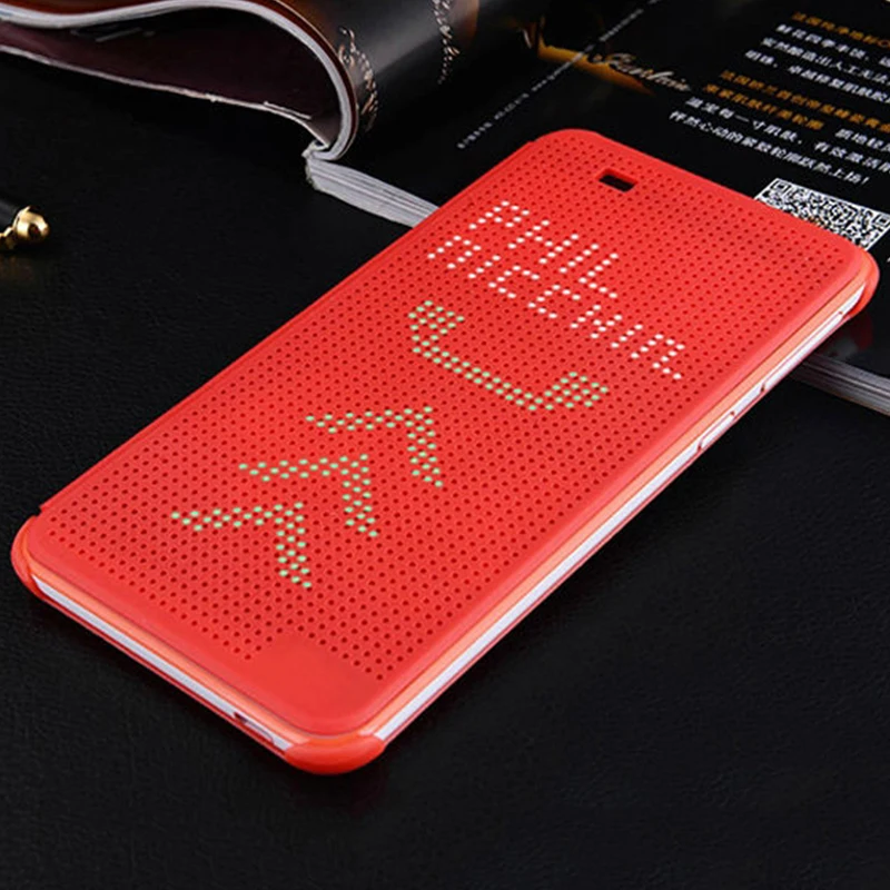 Умный силиконовый флип чехол Магнитный для HTC One A9 A 9 Desire 626 626G 626W G W 628 628G HTC626 Dot View