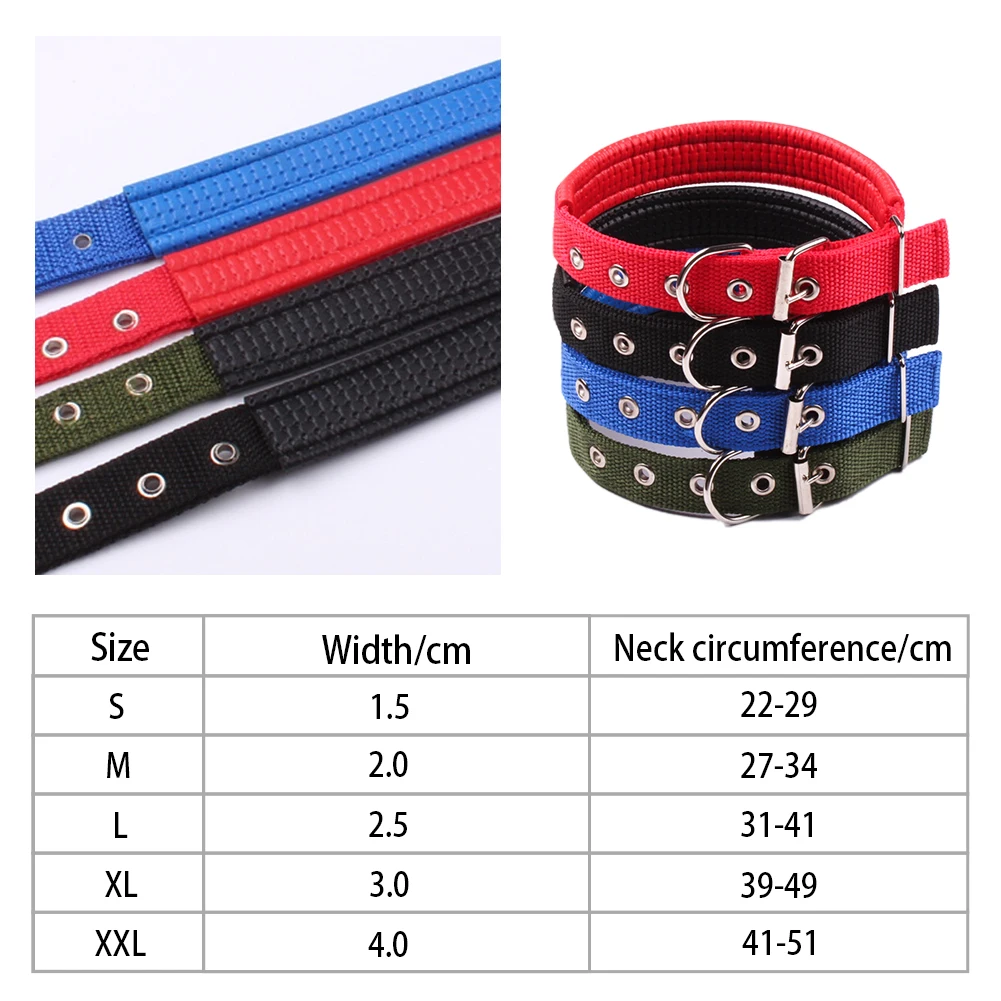 1 шт. нейлоновый ошейник для собак регулируемые ошейники домашних животных