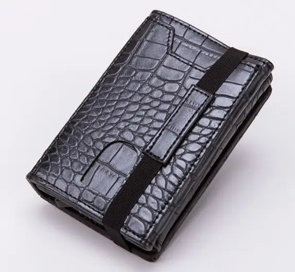 

RFID Multifunction Men Card Bag Anti-theft Smart Wallet Thin ID Card Holder UnisexWallets Pocket Case Bank Men Credit Card Box