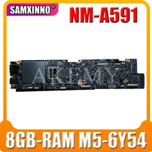 NM-A591 Laptop motherboard For Lenovo YOGA 900S-12ISK original mainboard 8GB-RAM M5-6Y54