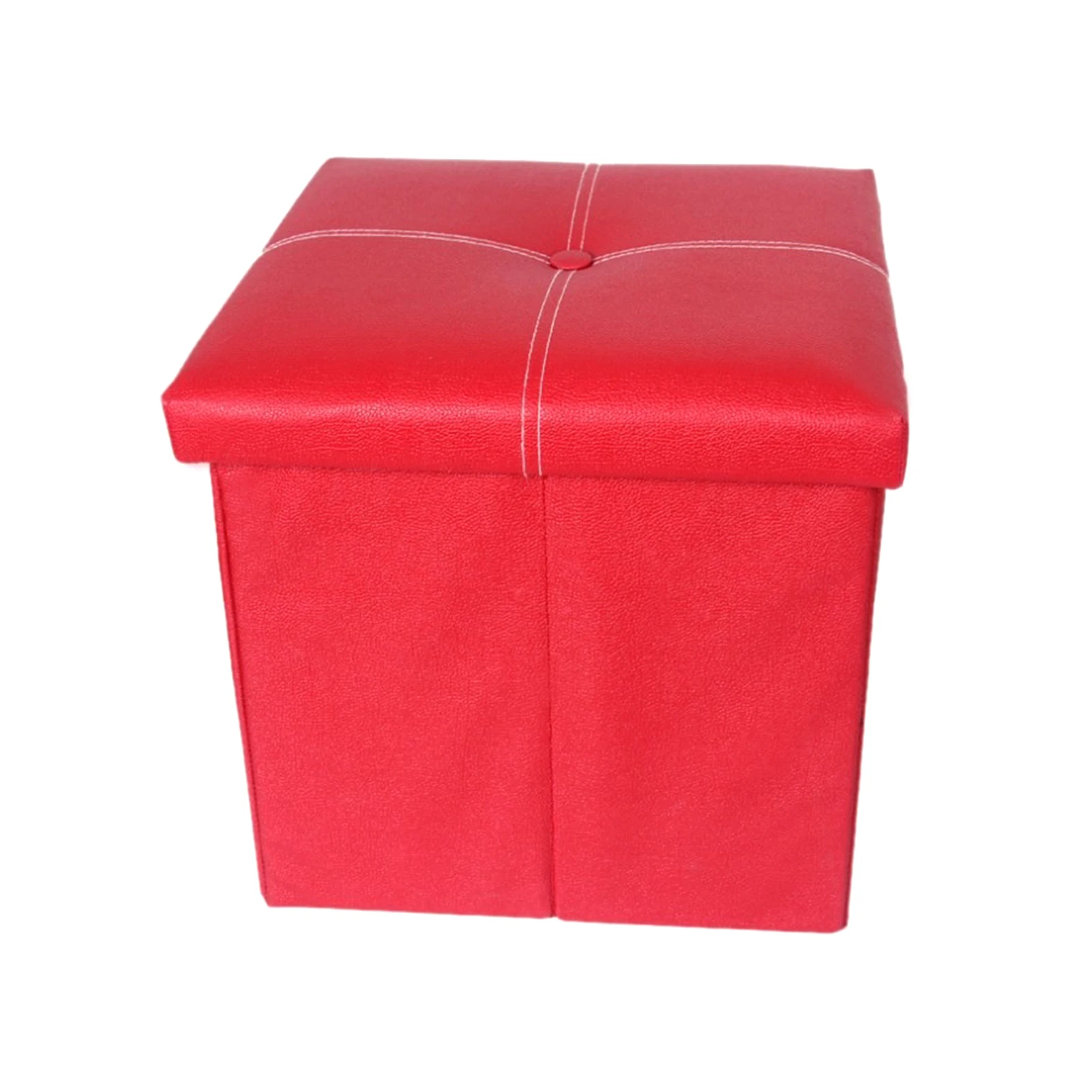 

Living Room Strong Load Capacity Solid Home Office Foldable Practical Puppy Step Storage Ottoman PU Leather Footrest Stool