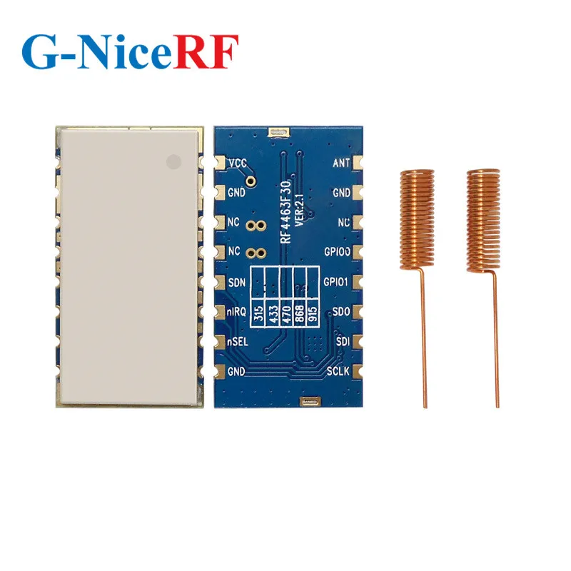 Бесплатная идентификация RF4463F30 1 Вт 30 дБм чип Si4463 433 МГц 470 встроенный беспроводной