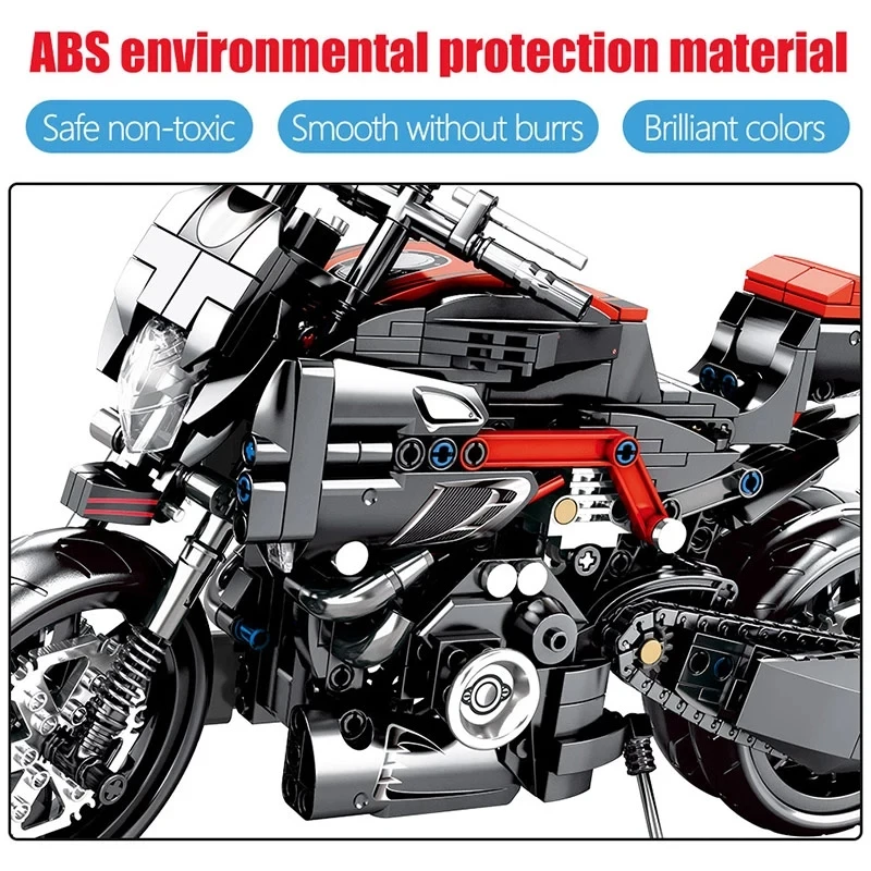 

Motorcycle Car Model Building Blocks City Racing Car Motorbike Vehicle Bricks Road Model Building Blocks Toys Gifts For Children