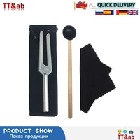 432 hz aluminum tuning fork with bag mallet and cleaning cloth for ultimate healing and relaxation nervesensory