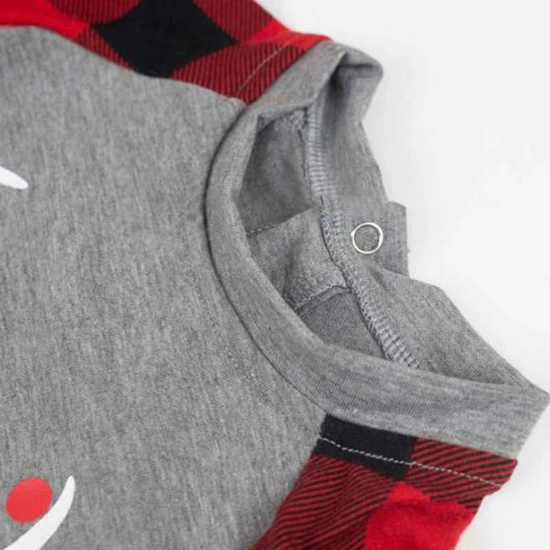 Рождественские пижамы для всей семьи комплект зимне-осенней новой