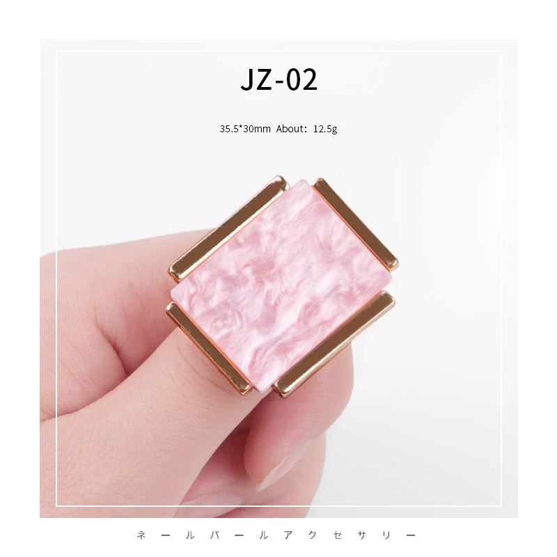 

Nail Art Ring Palette Mixing Acrylic UV Gel Polish Painting Drawing Color Board Japanese Imitation Shell Ring Palette Tools