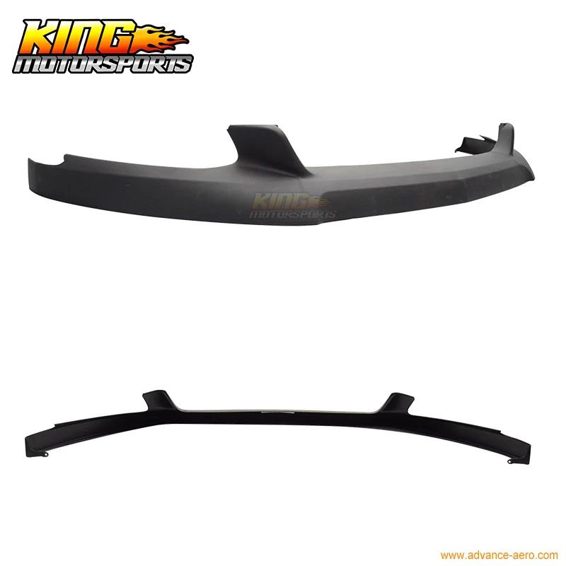 FIT FOR 2015-2017 Ford Mustang Front Bumper Lip IKC front chin lip Unpainted Black Global Free Shipping Worldwide | Автомобили и