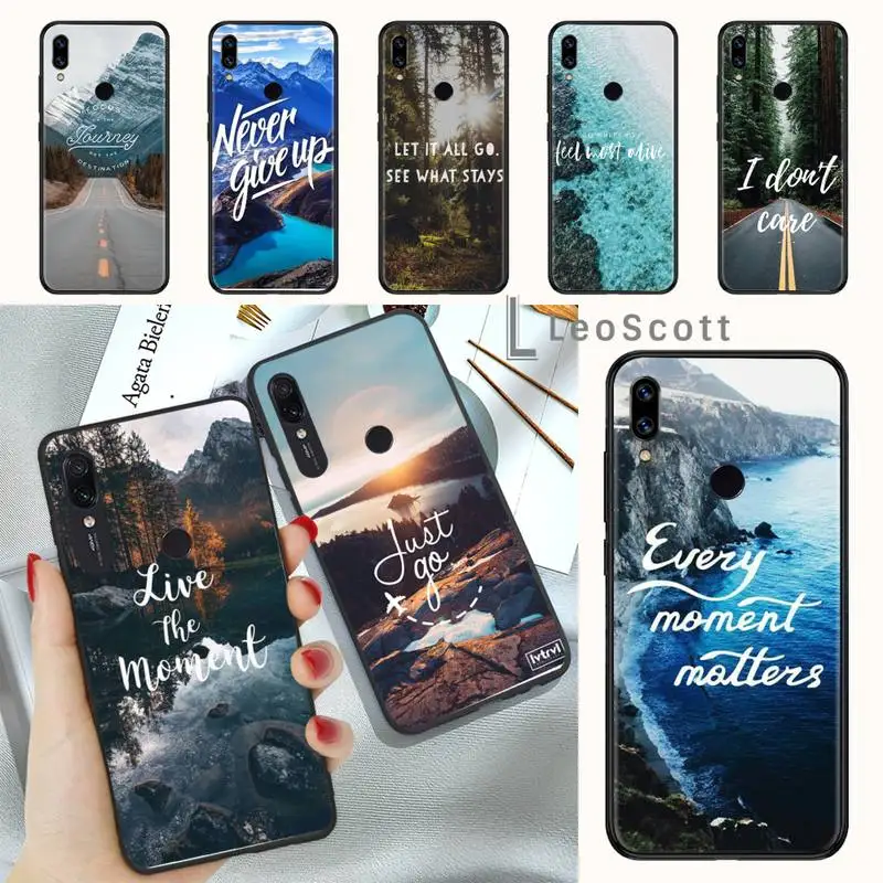 

Travel mountain road Phone Case For Xiaomi mi Redmi note 7 8t 9 9t 9s 8 10 10t 11 pro lite K20 max 3