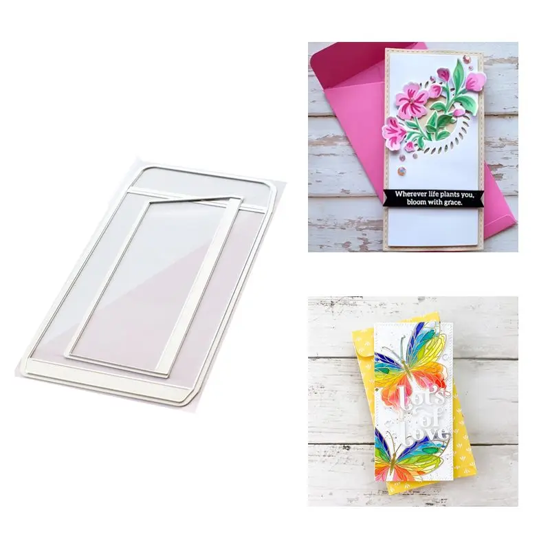 2021 New Envelope Die Cuts Metal Cutting Dies and Scrapbooking For Paper Making Embossing Card Frame Craft | Дом и сад