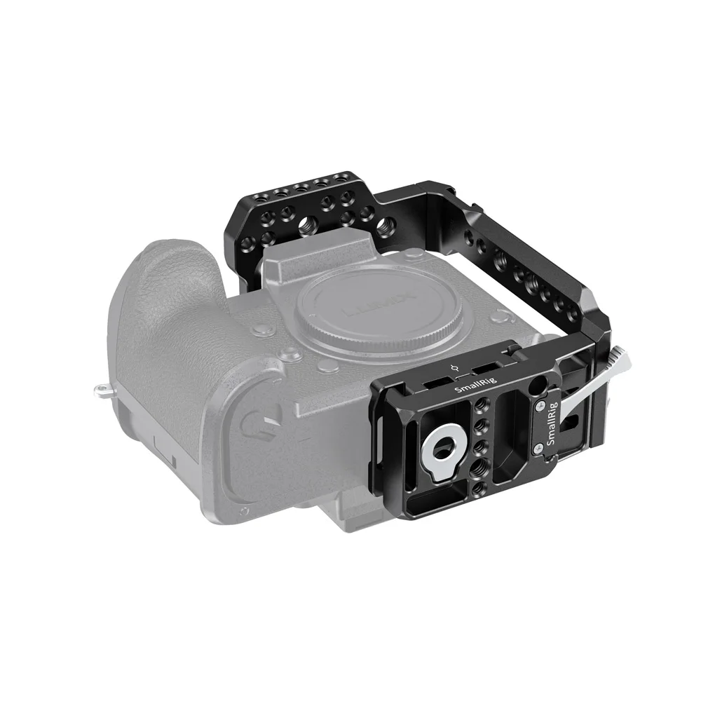 Быстросъемная полуклетка SmallRig S1H для камеры Panasonic клетка с пластиной типа Manfrotto