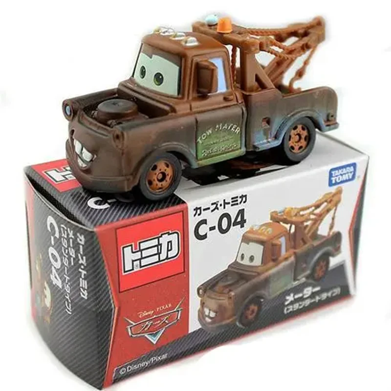 

Disney Tomy Tomica Pixar Car C-04 Rescue Squad Mater Diecast Metal Toy Car For Children Gift 1:64 Brand New Box In Stock