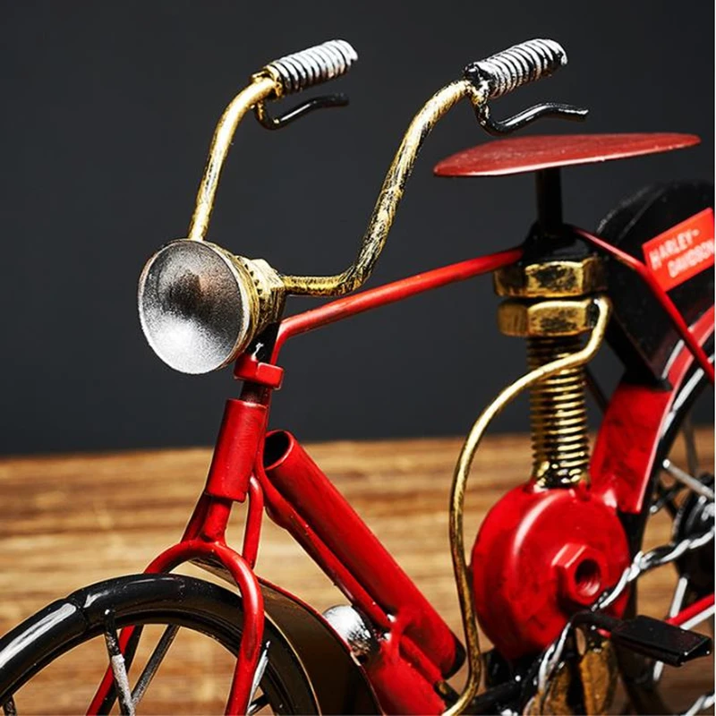 Ретро Железный велосипед рок модель креативное украшение дома гостиная книжная