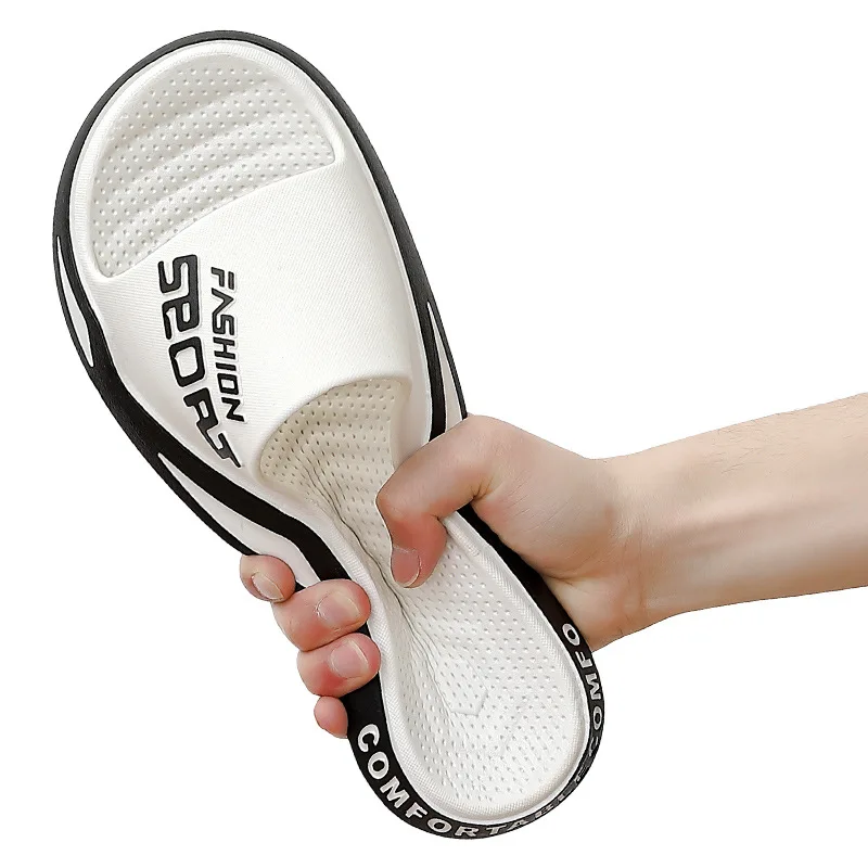 

Sports slippers for male summer wear large size outdoor trend anti-skid wear home beach men outdoor flip-flops