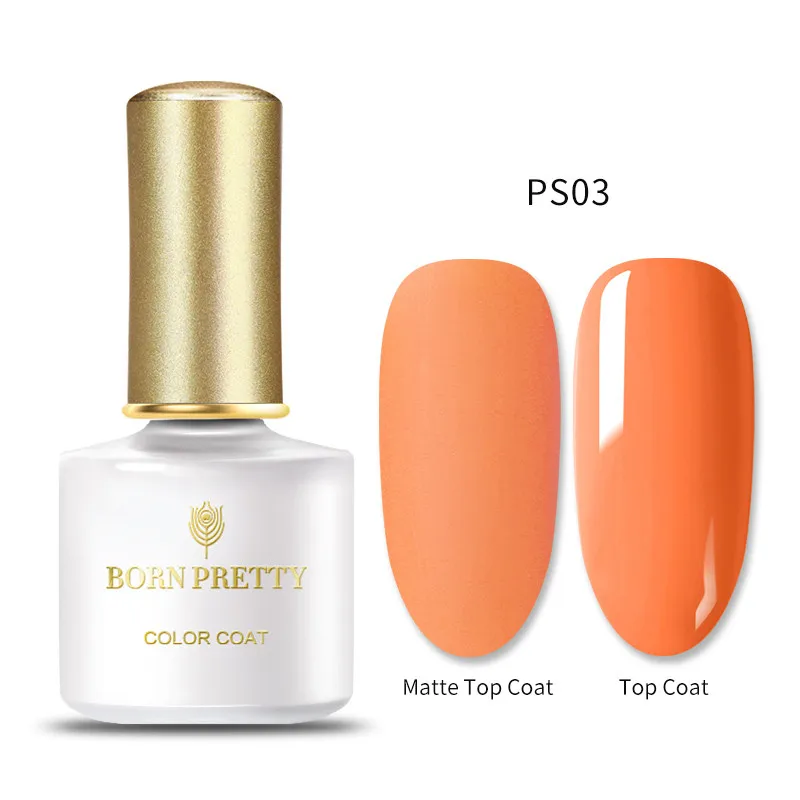 BP-PS03 BORN PRETTY Gel Polish Plum Color Semi Permanent Soak Off Gel Nail Polish 60 Colors Nail Art Gel Varnish Matt Top Coat Need 6ml - Цвет: BP-PS03