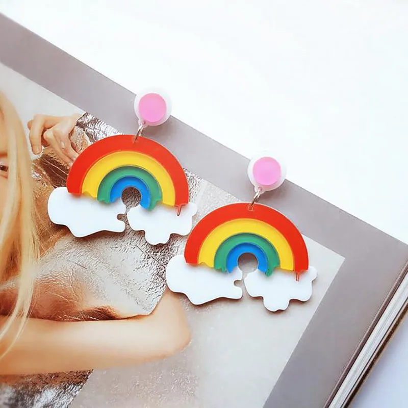 Европейские Модные индивидуальные женские серьги для ночного клуба аксессуары