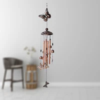 butterfly wind chime exquisite butterfly wind bell hanging wind catcher decoration for home door balcony outdoor garden patio