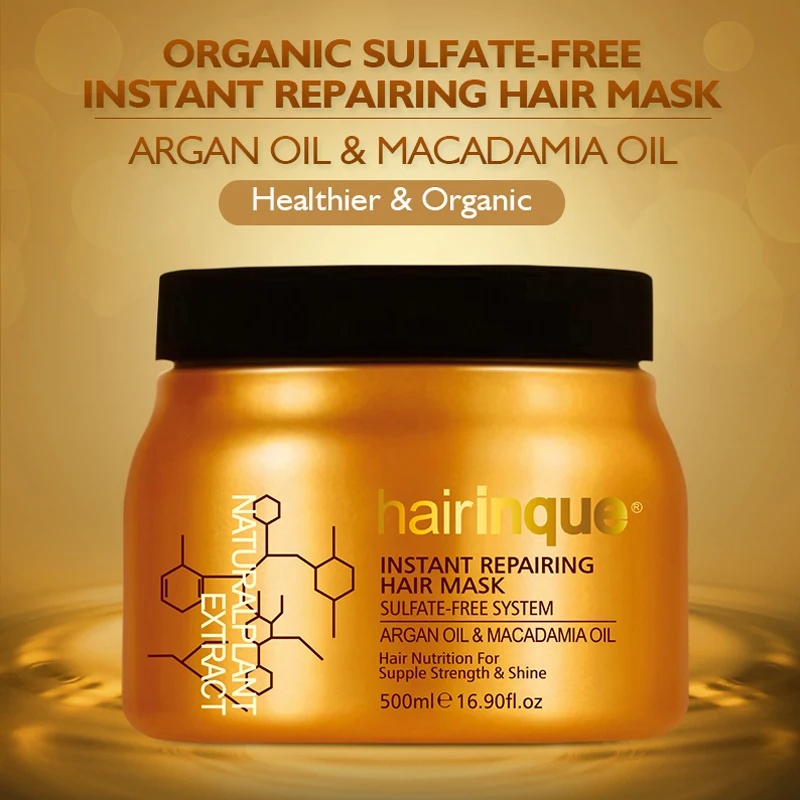 Маска для волос с аргановым маслом и ореха макадамии|Уход за волосами кожей