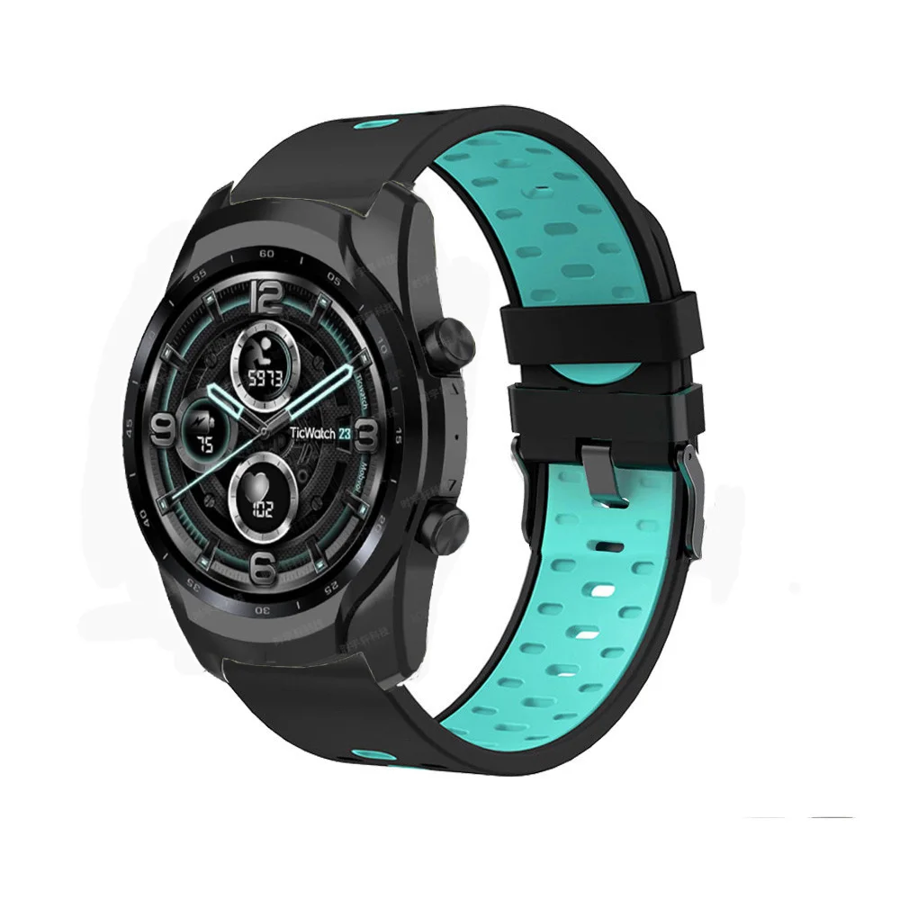 Ремешок нейлоновый для Ticwatch GTX, спортивный холщовый браслет для  смарт-часов Ticwatch Pro 3 GPS/2020/2019/E2/S2, 22 мм | Наручные часы |  АлиЭкспресс