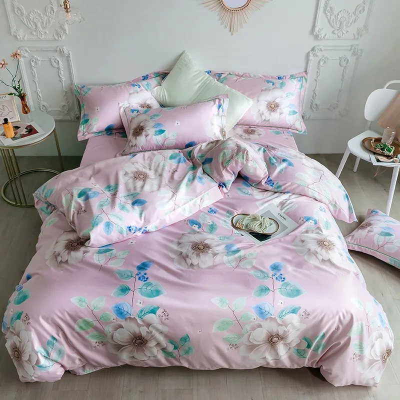 Украшение для спальни из четырех предметов шелковое высококачественное