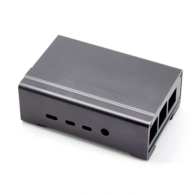 Новый Алюминиевый чехол для Raspberry Pi 4 черный/серый/синий корпус металлический RPI 4B