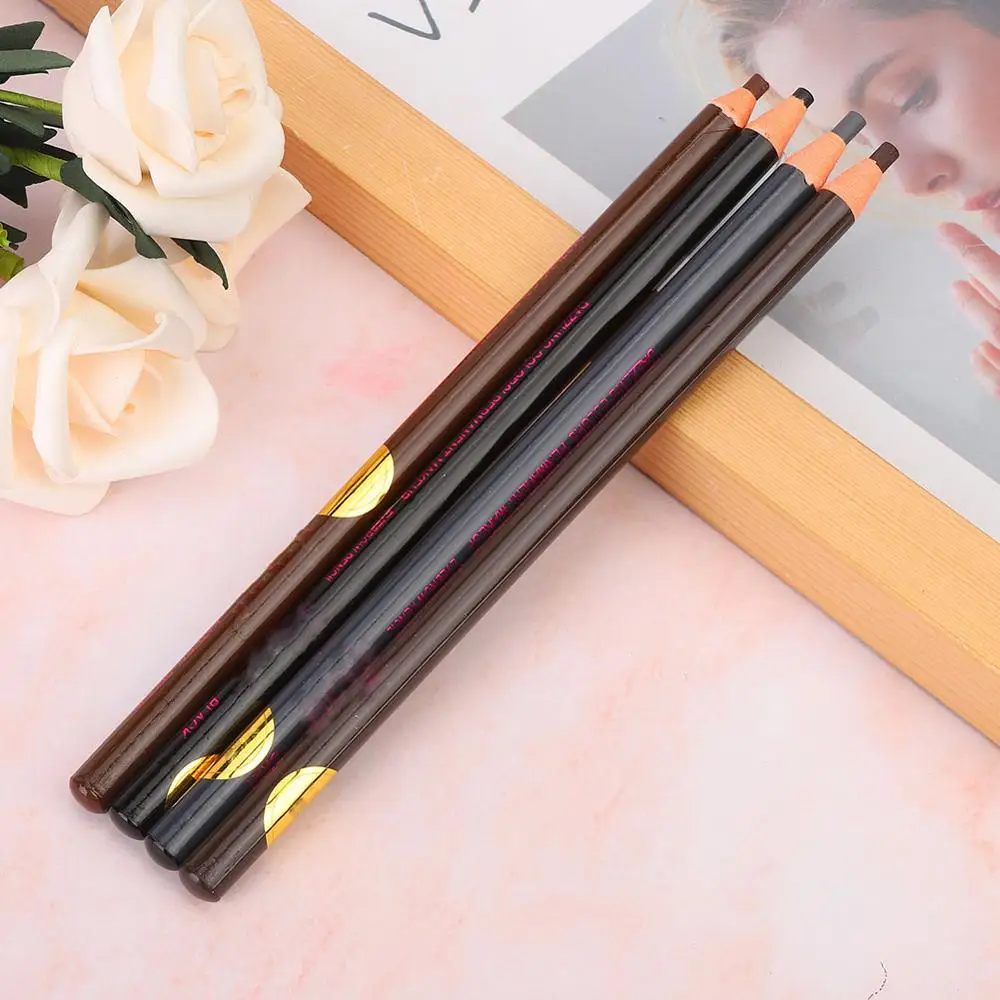 

5Support Tattoo Eyebrow Pencil Eyeliner Cable Waterproof Sweatproof Natural Long-Lasting Semi-Permanent Makeup Product Household