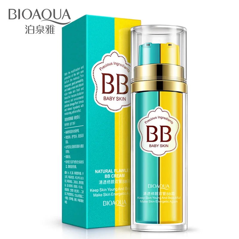 BIOAQUA красота лица увлажняющий BB крем и основа для праймера Жидкая макияжа Nude
