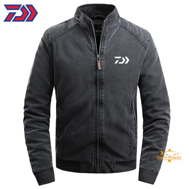 

Мужская рыболовная куртка Daiwa, дышащая быстросохнущая одежда для рыбалки, ветрозащитная Спортивная одежда для рыбалки на открытом воздухе, ...