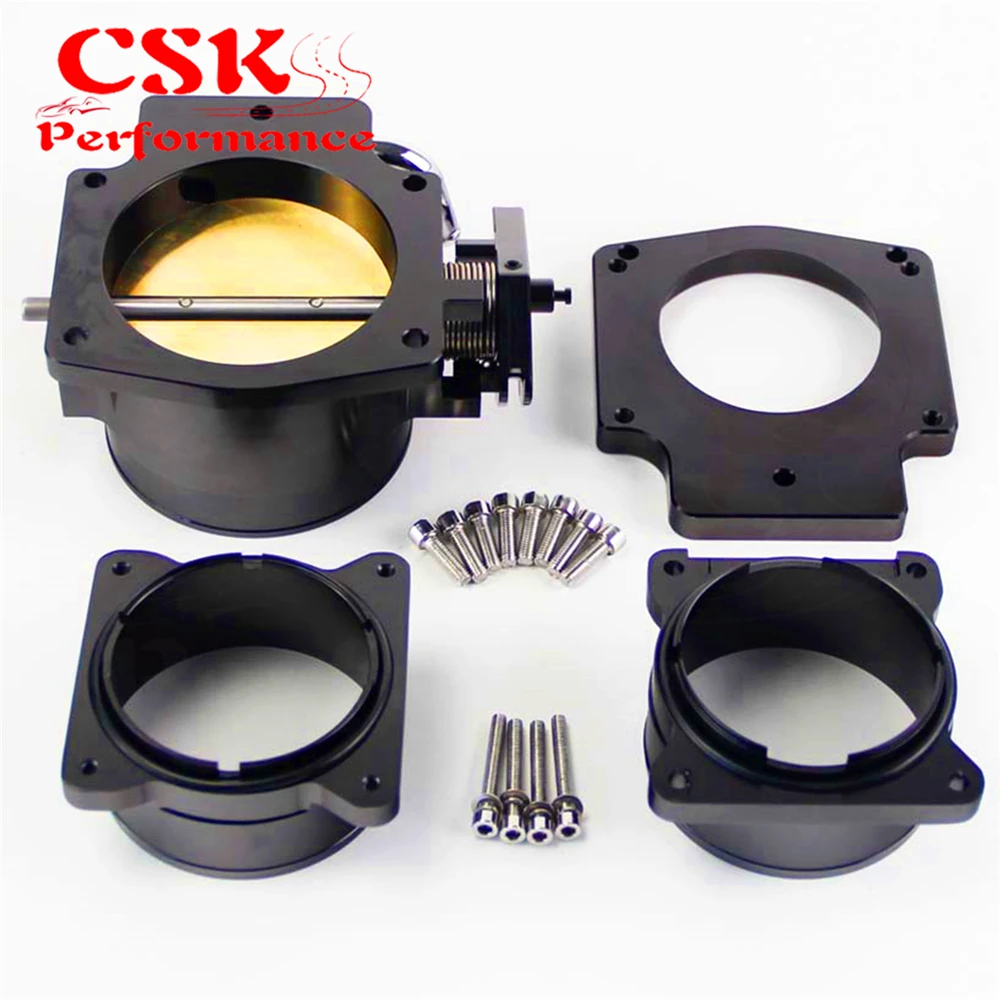 92 мм корпус дроссельной заслонки + переходник для коллектора расход воздуха Maf