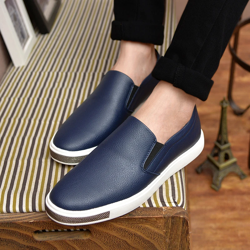 

fashion Leather Men's Suit Shoes slip on breathable outdoor Italian Graceful Man Dress Shoes Flats Footwear Homme Walking shoes